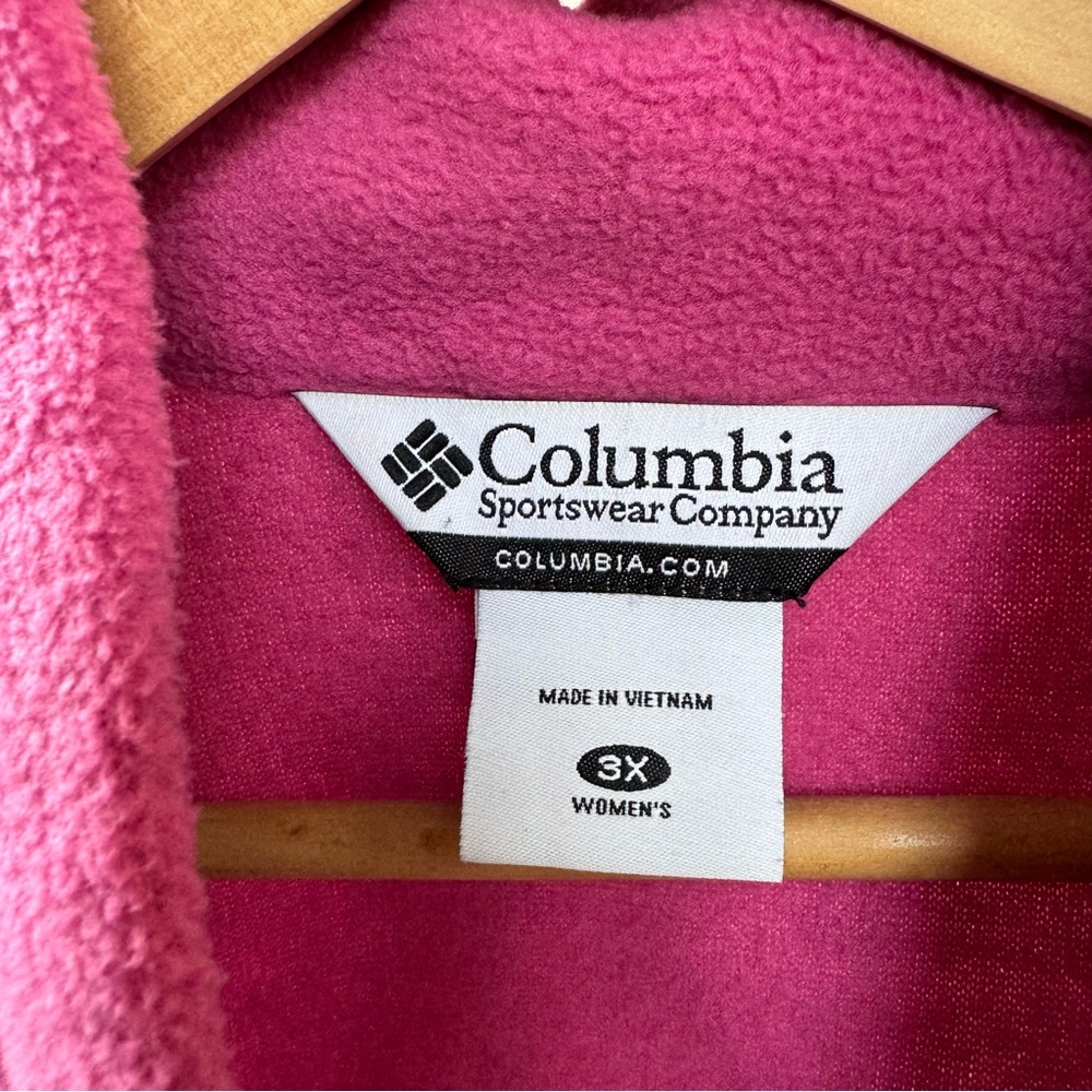 Columbia Women's Magenta Fleece Jacket - Picture 2 of 3